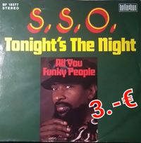 7&quot; Single S.S.O VG / VG