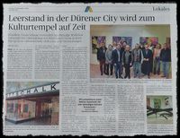 Zeitungsartikel vom 15.11.24 City-Art-Festival DN